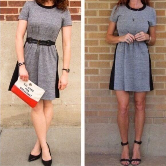 Madewell Parkline Grey and Black Dress - Picture 10 of 10